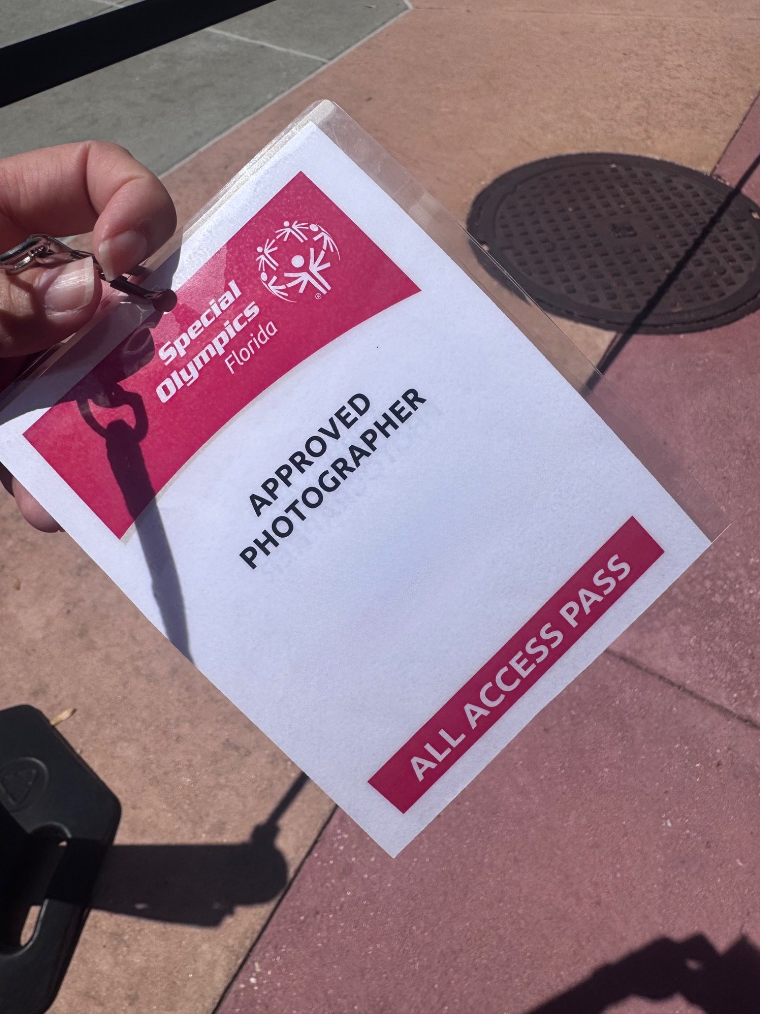 credentialed sports photographer in Volusia County — Special Olympics Florida All Access media pass at ESPN Wide World of Sports