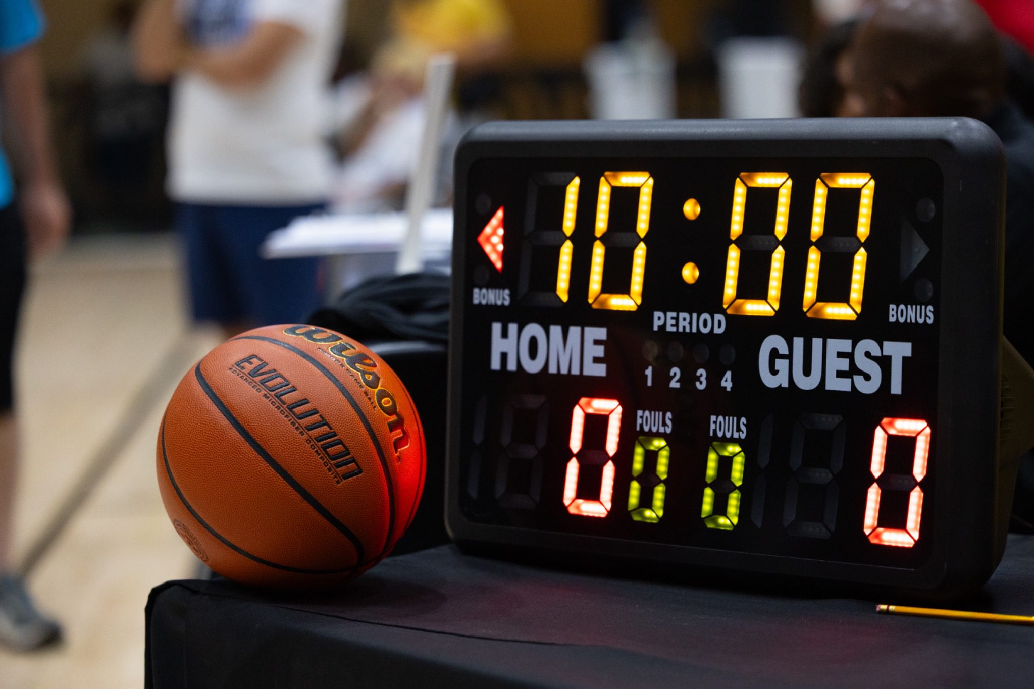 Wilson basketball and scoreboard at Special Olympics Florida Summer Games ESPN Wide World of Sports Complex Orlando